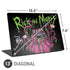 Adult Swim Rick and Morty Tentacle Attack Universal Laptop 13in (10.6 x 7.6in) Skin
